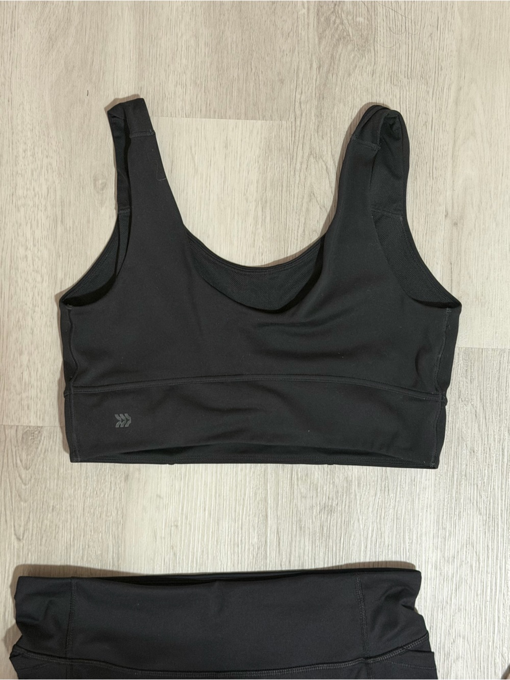all in motion Black Seamless Workout Set - Scoop Bra & High-Waist Leggings - Picture 3 of 6